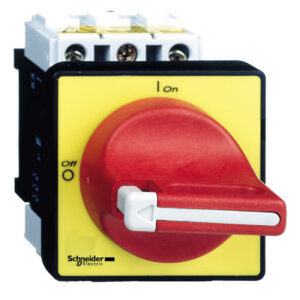 VCD1 Schneider - interrupteur sectionneur 3P 32A - Montage sur porte - poignée cadenassable rouge - TeSys Mini-Vario