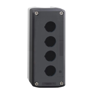 XALD04 Schneider - Boitier pour bouton Ø22mm - 4 trous - étanche IP67 - polycarbonate - Harmony XALD