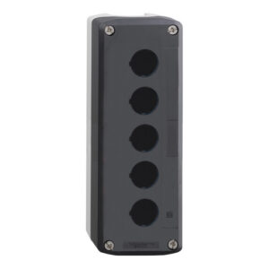 XALD05 Schneider - Boitier pour bouton Ø22mm - 5 trous - étanche IP67 - polycarbonate - Harmony XALD