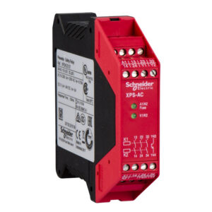 XPSAC5121P Schneider Relais de sécurité surveillance arrêt d'urgence 3 sorties 24Vca-cc Preventa XPSAC