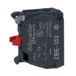 ZBE102 Schneider - bloc contact - 1O - raccordement vis-étrier - Harmony